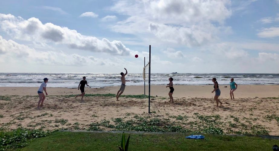 Beachvolleyballen 